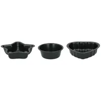 Neuetischkultur Backförmchen-Set 3-teilig Metall