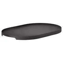 ZONE Denmark Singles Serviertablett, Dekoratives Tablett aus Metall, 35 x 23 cm, Schwarz