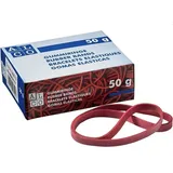 Alco Gummibänder 7522, Länge 150mm, rot 50g