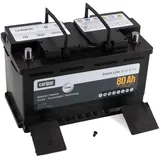 CARIPAR GREEN LINE AGM STOP-GO Autobatterie Starterbatterie 12V 80Ah 800A/EN