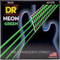 DR Strings Neon Green Bass Medium NGB-45