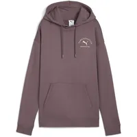 Puma Fleece Hoodie Raisin XS