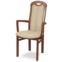 Home Affaire Armlehnstuhl ALEX, Stuhl,Armlehnstuhl (1 St), Stuhl, Armlehnstuhl, Ausführung mit und ohne wasserabweisender Stoff beige|braun