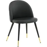 Livetastic Stuhl-Set, Schwarz, Metall, Textil, zylindrisch, 50x77x48 cm, Esszimmer, Stühle, Esszimmerstühle, Esszimmerstühle-Set
