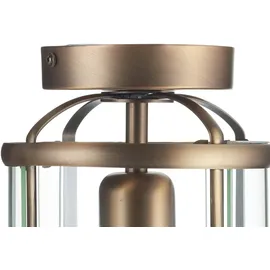 Besselink licht Steinhauer deckenleuchte PIMPERNEL, Ø 16cm, E27, bronze - glas metall - ø