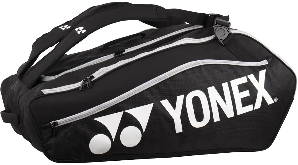 Yonex Racketbag Club Line (Schlägertasche, 3 Hauptfächer) #23 schwarz 12er