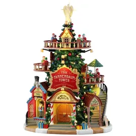 Lemax Tannenbaum-Turm Weihnachtsdorf 600x300x240