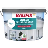 baufix Silikon Fassadenfarbe Weiß stumpfmatt 10 l