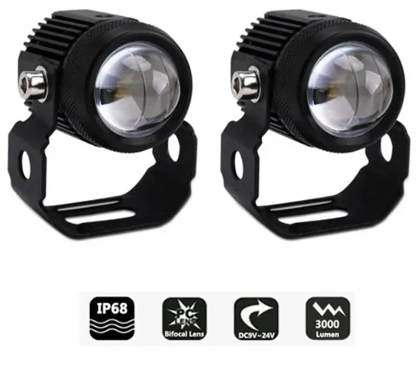 Halogenlampen für Motorrad/Jeep, Katzenauge, 2 Stück, 5188