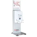 SC Johnson Stoko Theken-Spenderstation Silber, für 1 l Kartusche manuellen o. TouchFREE