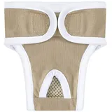 Treer Waschbare Hundewindeln Weiblich Wiederverwendbare Hundewindeln für Hündinnen, Saugfähige Höschen Festen Sitz für Hunde Periode/Inkontinenz und Lange Reisen (XXL,Braun)