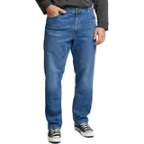 Herren-Jeans Reißverschluss Regular Straight Fit Straight Leg