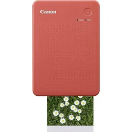 Canon SELPHY QX20 Fotodrucker für kreative Erinnerungen – Rot/Orange
