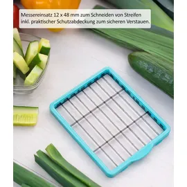 Genius Nicer Dicer Chef Professional Zubehör-Set 5-teilig petrol
