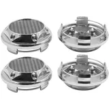 sourcing map 4 Stück Nabendeckel 68mm Universal Radnabenkappen Radnabenabdeckung Felgendeckel Felgenkappen für Auto