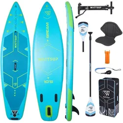 WATTSUP BREAM SUP Board Stand Up Paddle aufblasbar KAJAK SITZ 2in1 Paddel 320 cm 320 CM