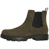 Boss Herren Adley_Cheb_sd Veloursleder-Chelsea Boots, Open Green, 43 EU / 9 UK