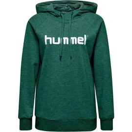 hummel GO Baumwoll Logo Hoodie Damen evergreen S