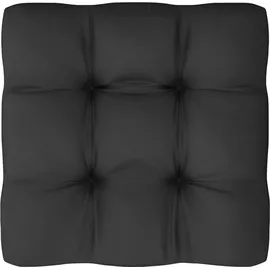 vidaXL 7-tlg. Garten-Lounge-Set mit Kissen Grau Massivholz Kiefer - Grau