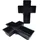 Flair Plastic Pflanzschale Kreuz 20 x 28 x 6 cm Anthrazit
