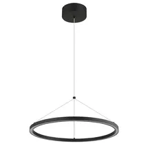 GLOBO Pendelleuchte 1-flg. 120 cm rund schwarz