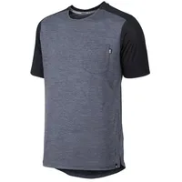 IXS Kinder Jersey Kurzarm Flow X grau 6 J.