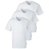 S.Oliver T-Shirt (3er-Pack) in uni weiß M