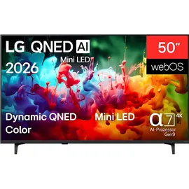 LG 50QNED72B6B 50" 4K QNED AI evo Mini LED AI Smart TV