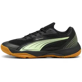 Puma Solarflash III Hallenschuhe schwarz Größe 44 - PUMA Black-Fizzy apple