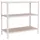 Proregal Schwerlastregal Baby Muli HxBxT 90 x 90 x 50 cm 3 Fachböden Fachlast 150 kg Weiß