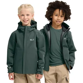 Jack Wolfskin Regenjacke Grün 140