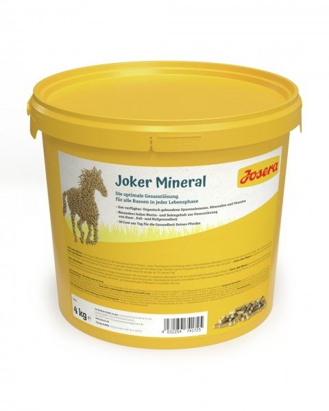 Josera Joker Mineral 4 Kilogramm Pferdehauptfutter