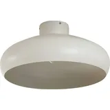 LINDBY Deckenleuchte Elover, beige, Ø 45 cm, Eisen
