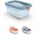 Emsa Frischhaltedose rechteckig blau 11,71 cm x 17,49 cm x 8,25 cm 0,75 l