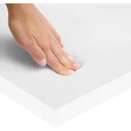 roba Laufgittermatratze für Laufgitter 100 x 100 cm, Laufstall-Matratze weiß, gesteppt