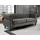 vente-unique Chesterfield-Sofa - 3-Sitzer - Samt - Grau - TRUMBO