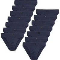 S.Oliver, Herren, Unterhosen, Herren Slips Change Daily Unterhosen Männer Basic Baumwolle 14 Stück, Blau, (XL, 14er Pack)