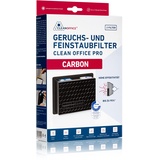 Clean Office Drucker Feinstaubfilter Carbon Geruchs- und für Laserdrucker 2 Stück