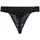 HOM G-String Free Cut Lace Schwarz XL