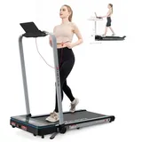 CITYSPORTS Laufband WP3S Klappbares Laufband für Zuhause 1400W Walking/Jogging Pad mit Tool Kits, 1-12km/h 110 kg, Bluetooth APP - Blau