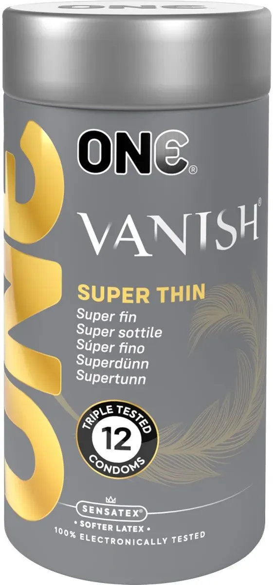 ONE *Vanish Hyperthin* Kondome 12 St transparent