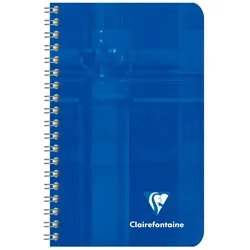 Clairefontaine 10x Notizbuch mit Doppelspirale 7,5x12cm, 50 Blatt 90g, blanko - Sortiert 8580C