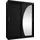 Mirjan24 Schwebetürenschrank Wika 150 x 0 x 0 cm Schwarz