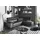 Candy Eckcouch Leder 3-Sitzer Schwarz