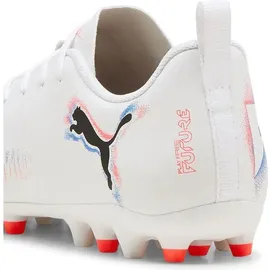 Puma Future 8 Play MG Kinder puma white/puma black/glowing red 31
