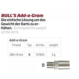BULL'S Add-a-Gram Schraubgewichte Nickel 3 Stück