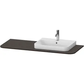 Duravit Happy D.2 Plus 130x55cm, m 1 AS, Beck. re, Nussb geb.