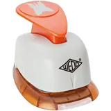 Wedo Motivlocher groß Schmetterling 2,3 x 1,5 cm grau orange