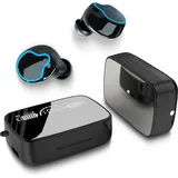 NAmobile In-Ear Bluetooth Kopfhörer für Nokia X21 X20 X10 C10 C20 G10 G20 Sport Earbuds - Schwarz