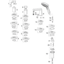 Hansa Designo Style Einhandwannenmischer Chrom